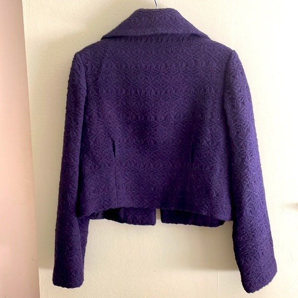 Grace Elements Purple cropped Dress Jacket - Picture 5 of 5